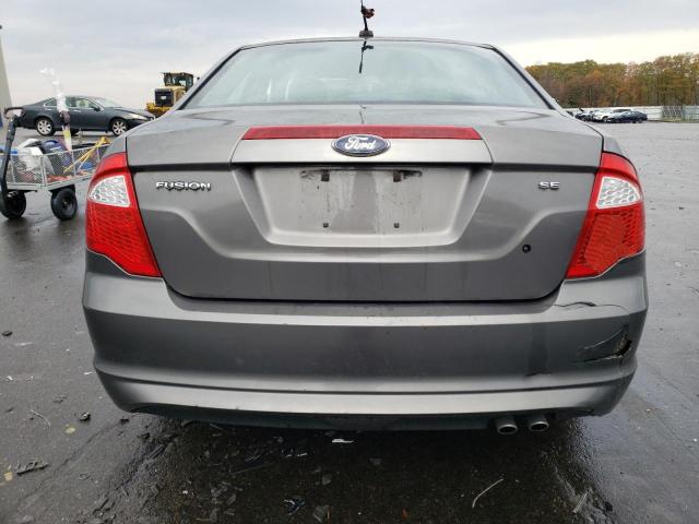 3FAHP0HA0BR187275 - 2011 FORD FUSION SE GRAY photo 6