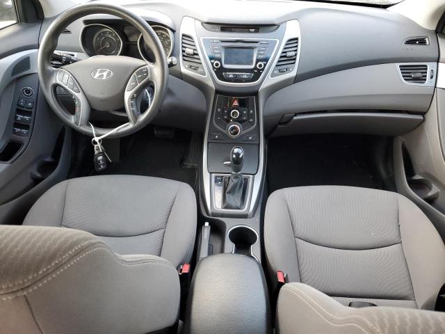 KMHDH4AE7EU190550 - 2014 HYUNDAI ELANTRA SE SILVER photo 8