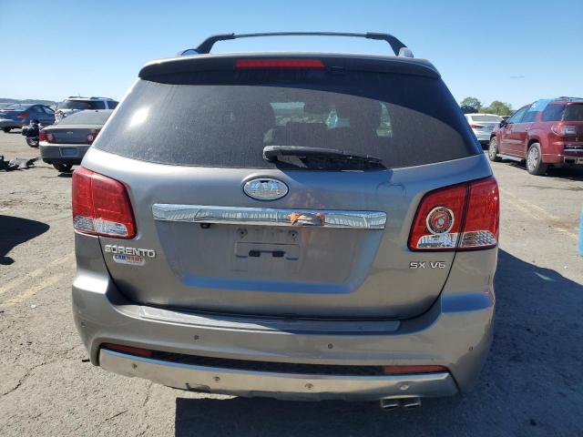 5XYKW4A29DG408818 - 2013 KIA SORENTO SX SILVER photo 6