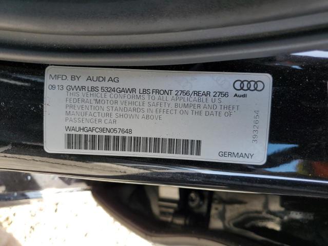 WAUHGAFC9EN057648 - 2014 AUDI A6 PRESTIGE 黑色 照片 12