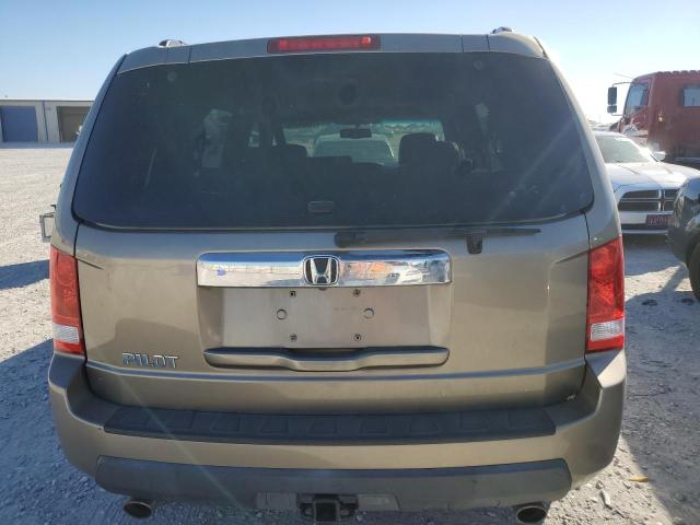 5FNYF3H58BB027583 - 2011 HONDA PILOT EXL GOLD photo 6