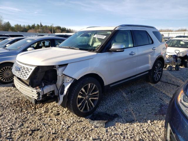 1FM5K8HT7HGD88873 - 2017 FORD EXPLORER PLATINUM WHITE photo 1