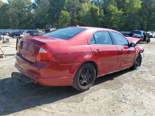 3FAHP0HA1AR128217 - 2010 FORD FUSION SE RED photo 3