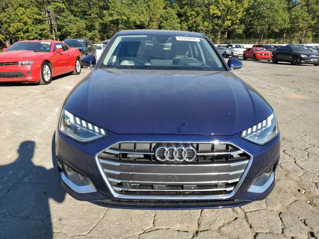 WAUCBAF45NN001918 - 2022 AUDI A4 PRESTIGE 40 BLUE photo 5