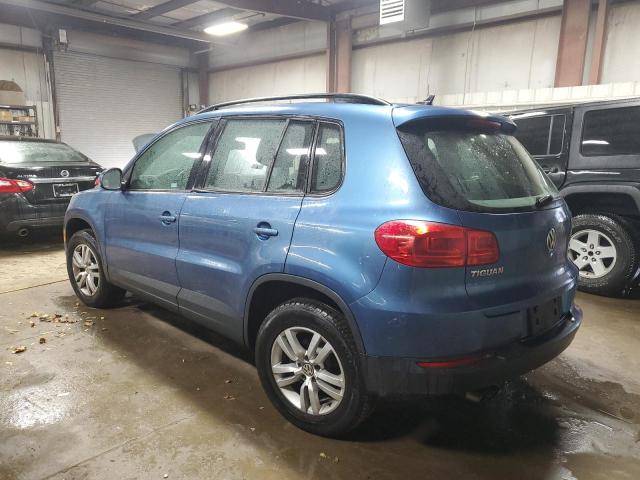 WVGBV7AX8HW503178 - 2017 VOLKSWAGEN TIGUAN S BLUE photo 2