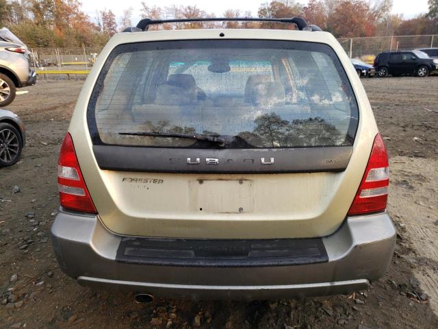 JF1SG65673H700582 - 2003 SUBARU FORESTER 2.5XS Золотой фото 6