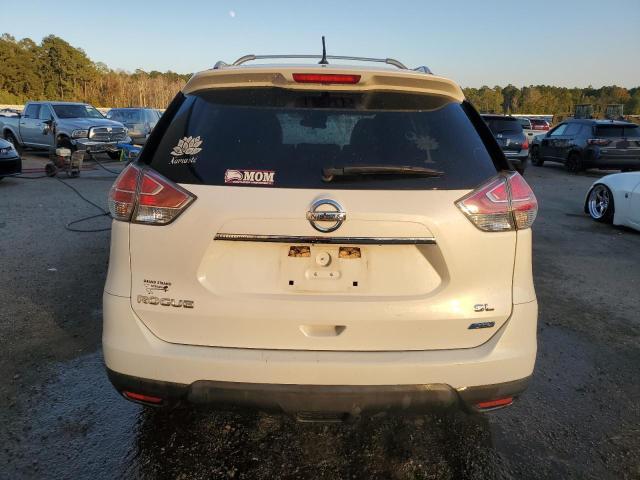 5N1AT2MT6EC768563 - 2014 NISSAN ROGUE S WHITE photo 6