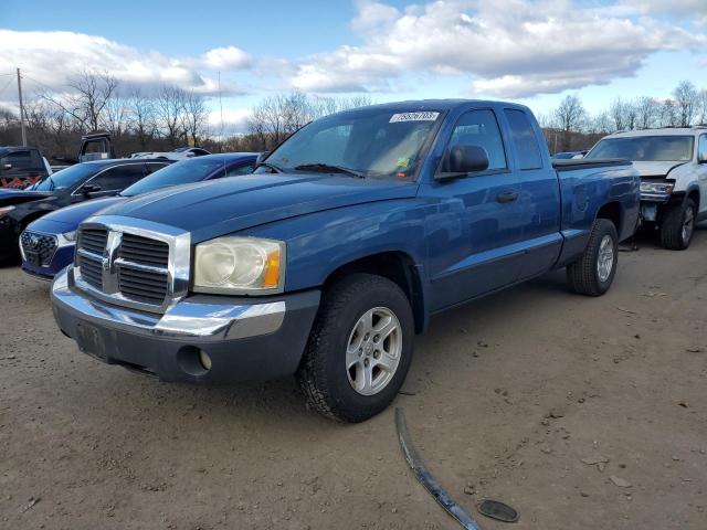 1D7HE42K65S149430 - 2005 DODGE DAKOTA SLT BLUE photo 1