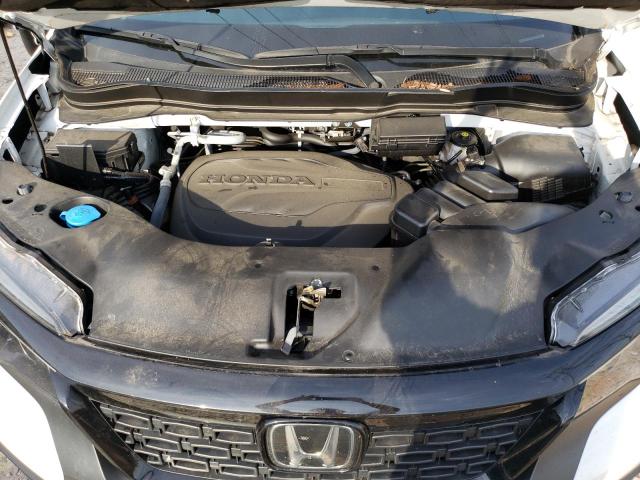5FNYF8H58MB010931 - 2021 HONDA PASSPORT EXL WHITE photo 11
