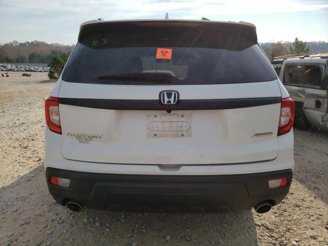 5FNYF8H58MB010931 - 2021 HONDA PASSPORT EXL WHITE photo 6