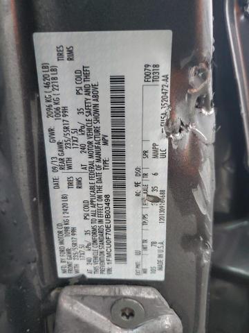 1FMCU0F70EUB03498 - 2014 FORD ESCAPE S GRAY photo 13