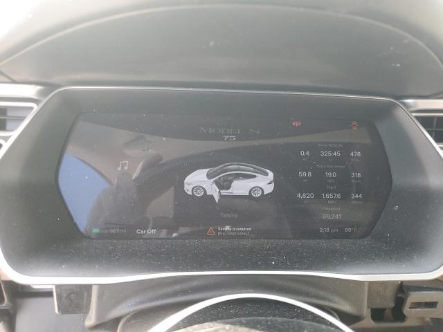 5YJSA1E11HF217499 - 2017 TESLA MODEL S WHITE photo 9