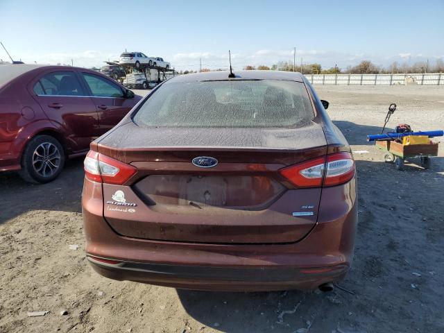 3FA6P0HD0GR184370 - 2016 FORD FUSION SE BURGUNDY photo 6