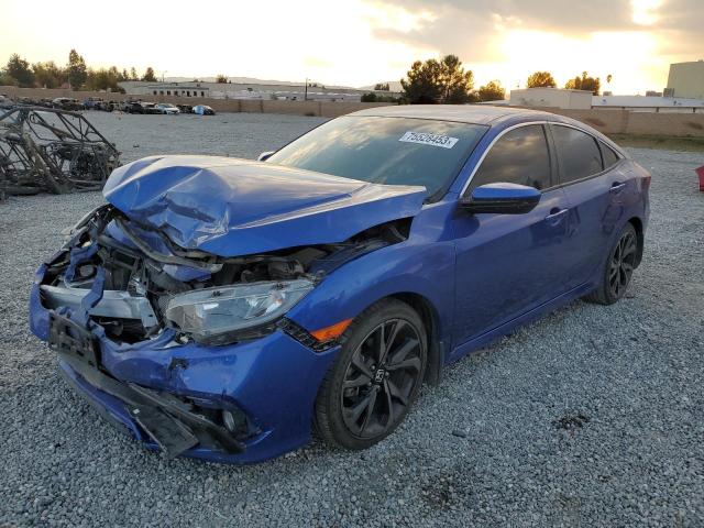 2HGFC2F88MH554240 - 2021 HONDA CIVIC SPORT 蓝色 照片 1