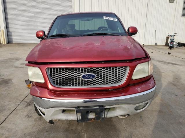 2FTRX18W01CA78404 - 2001 FORD F150 RED photo 5