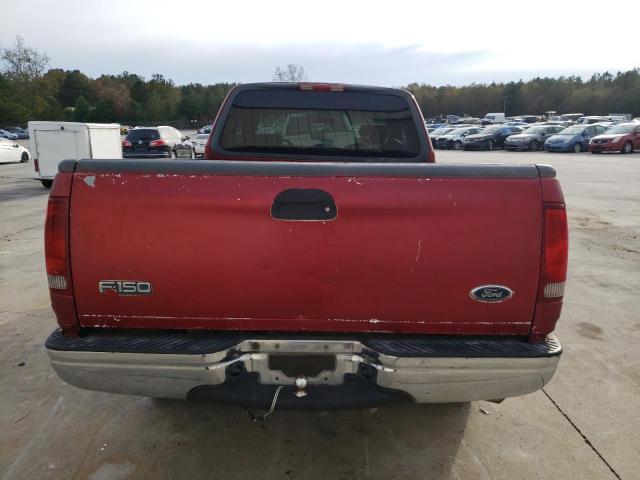 2FTRX18W01CA78404 - 2001 FORD F150 RED photo 6