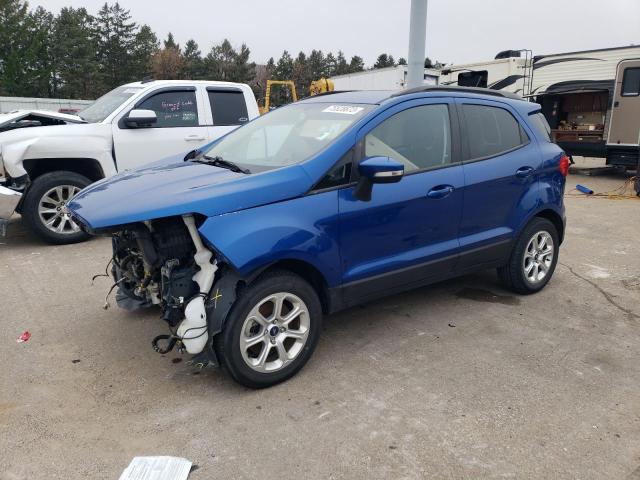 MAJ3S2GE9MC399263 - 2021 FORD ECOSPORT SE BLUE photo 1