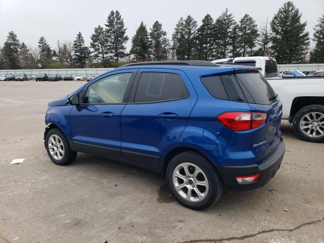 MAJ3S2GE9MC399263 - 2021 FORD ECOSPORT SE BLUE photo 2