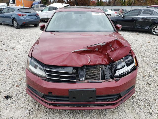 3VWDB7AJ0HM284179 - 2017 VOLKSWAGEN JETTA SE RED photo 5