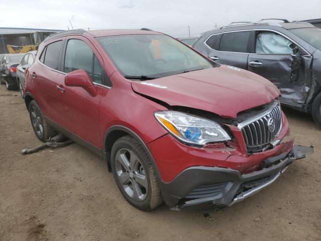 KL4CJASB5DB081385 - 2013 BUICK ENCORE RED photo 4