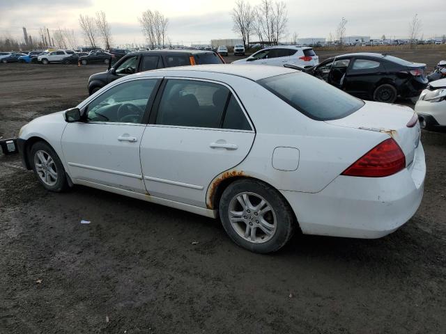 1HGCM55787A802628 - 2007 HONDA ACCORD EX WHITE photo 2