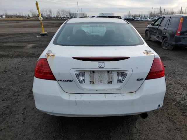 1HGCM55787A802628 - 2007 HONDA ACCORD EX WHITE photo 6