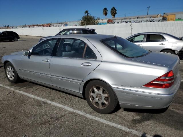 WDBNG75J72A314686 - 2002 MERCEDES-BENZ S 500 SILVER photo 2