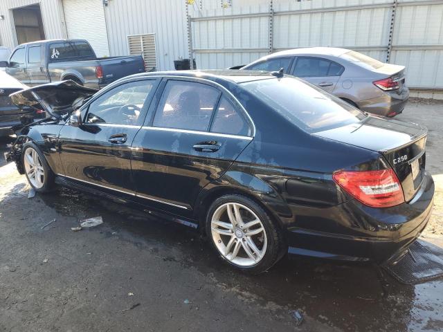 WDDGF4HB3CA627662 - 2012 MERCEDES-BENZ C 250 BLACK photo 2