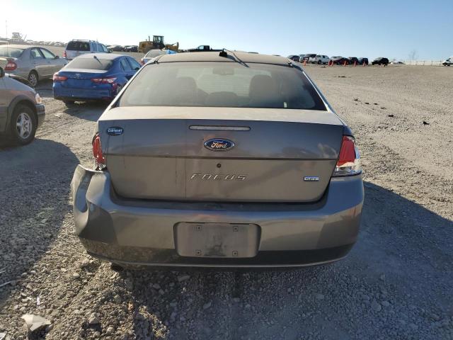 1FAHP37N19W212102 - 2009 FORD FOCUS SEL GRAY photo 6