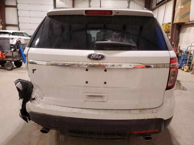 1FM5K7B82DGB00251 - 2013 FORD EXPLORER WHITE photo 6