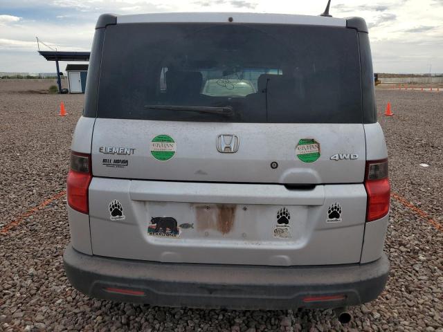 5J6YH2H70AL002785 - 2010 HONDA ELEMENT EX SILVER photo 6