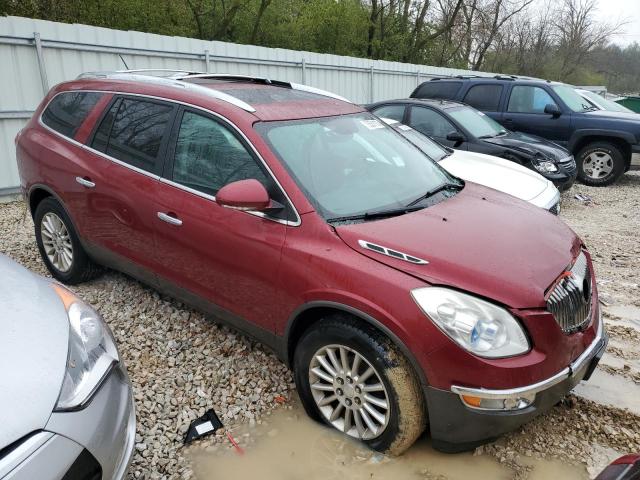 5GAKRBEDXBJ304859 - 2011 BUICK ENCLAVE CXL RED photo 4