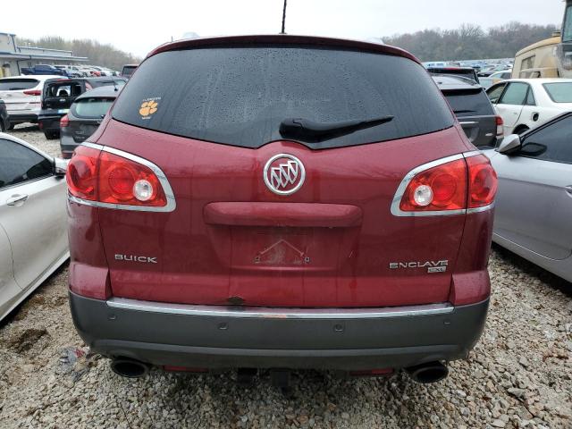 5GAKRBEDXBJ304859 - 2011 BUICK ENCLAVE CXL RED photo 6