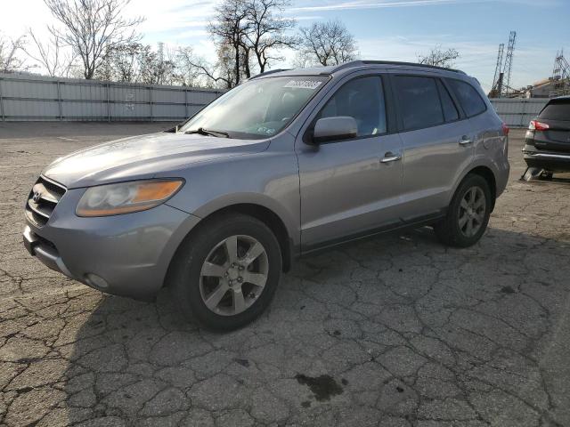 5NMSH73EX8H143647 - 2008 HYUNDAI SANTA FE SE GRAY photo 1