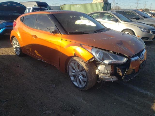 KMHTC6AD0DU123848 - 2013 HYUNDAI VELOSTER ORANGE photo 4