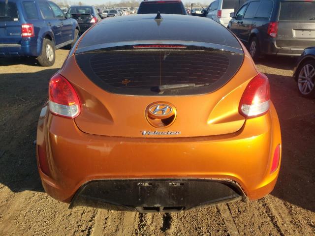 KMHTC6AD0DU123848 - 2013 HYUNDAI VELOSTER ORANGE photo 6