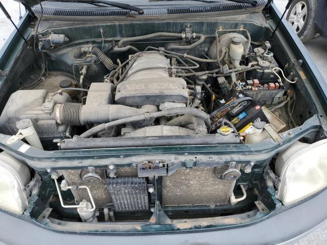 5TBRT3416YS109163 - 2000 TOYOTA TUNDRA ACCESS CAB მწვანე ფოტო 11