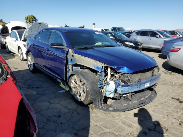 1FAHP2KT5DG136399 - 2013 FORD TAURUS SHO BLUE photo 4