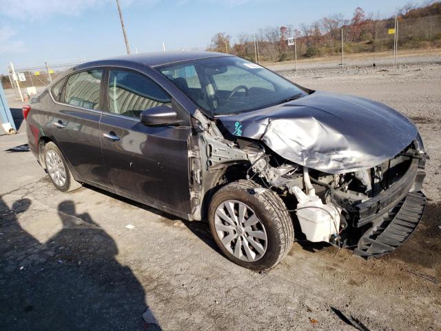 3N1AB7AP2HY224054 - 2017 NISSAN SENTRA S GRAY photo 4