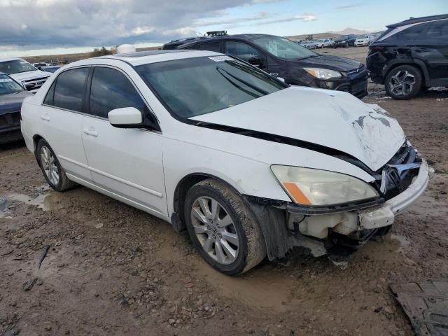 1HGCM66567A052889 - 2007 HONDA ACCORD EX WHITE photo 4