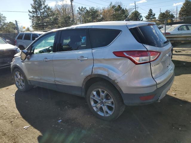 1FMCU0HX3DUC78968 - 2013 FORD ESCAPE SEL SILVER photo 2