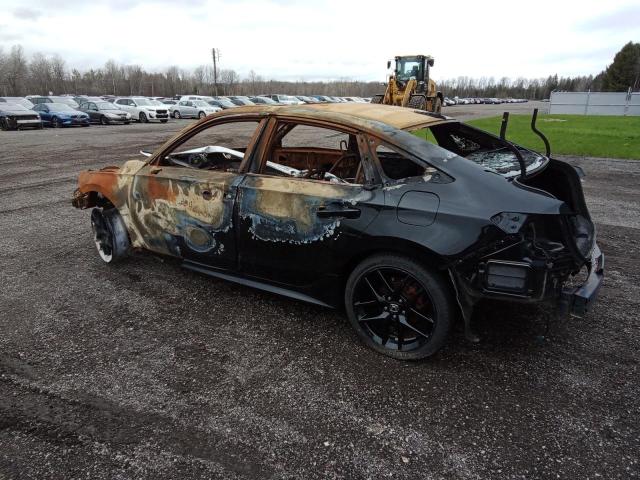 2HGFE2F55NH101758 - 2022 HONDA CIVIC SPORT BLACK photo 2