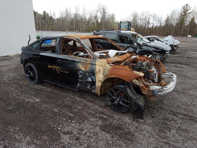 2HGFE2F55NH101758 - 2022 HONDA CIVIC SPORT BLACK photo 4