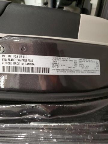 2C4RC1BG7PR587280 - 2023 CHRYSLER PACIFICA TOURING L GRAY photo 13