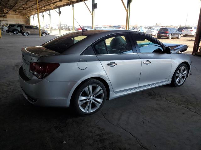 1G1PG5SB9D7186116 - 2013 CHEVROLET CRUZE LTZ SILVER photo 3