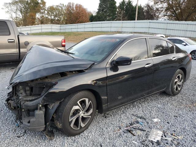 1HGCR2F38GA110283 - 2016 HONDA ACCORD LX BLACK photo 1