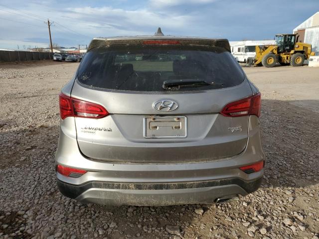 5NMZTDLB0HH017718 - 2017 HYUNDAI SANTA FE S GRAY photo 6