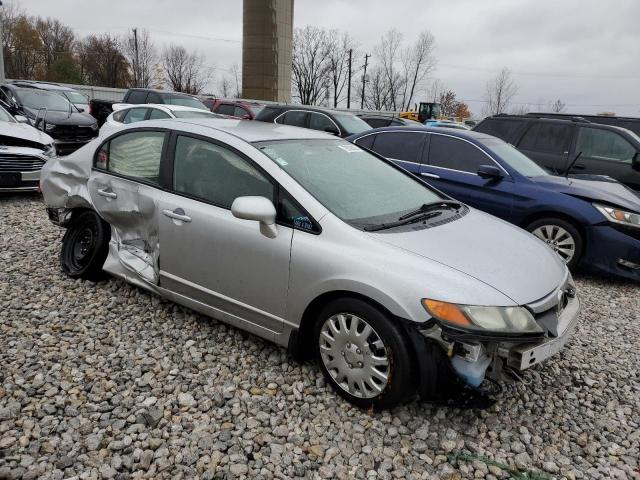 1HGFA16586L050492 - 2006 HONDA CIVIC LX SILVER photo 4