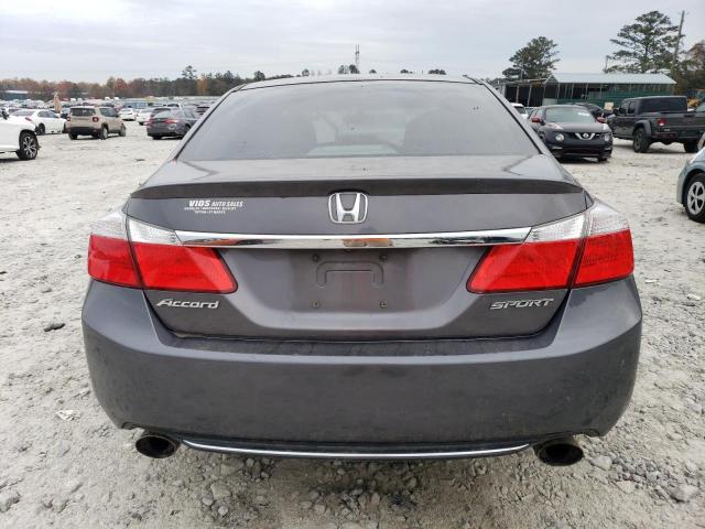 1HGCR2F5XEA280353 - 2014 HONDA ACCORD SPORT GRAY photo 6