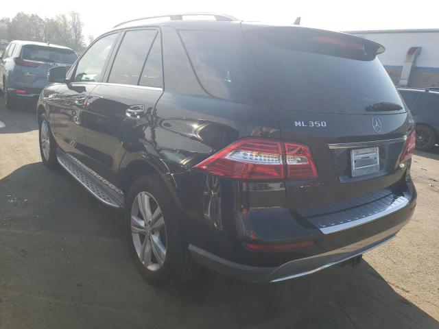 4JGDA5HB5DA253375 - 2013 MERCEDES-BENZ ML 350 4MATIC BLACK photo 2